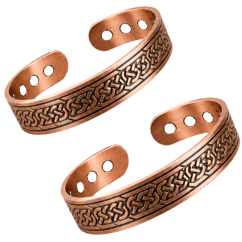 Bracelet en Cuivre Pur – L'Équilibre au Poignet
