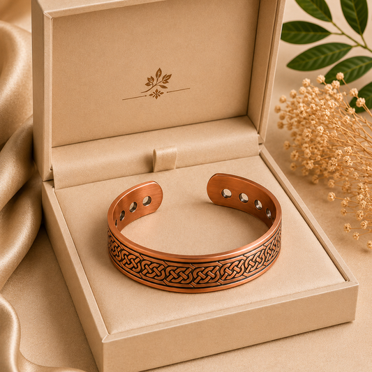 Bracelet en Cuivre Pur – L'Équilibre au Poignet